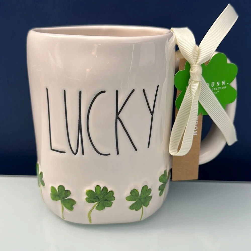 NWT Rae Dunn “LUCKY” Mug